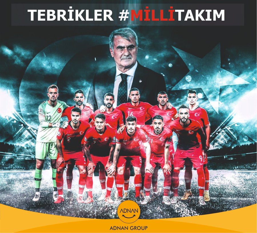 Tebrikler #MilliTakım, Tebrikler Türkiyem