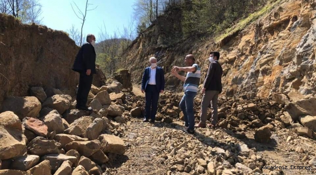 Gölköy’ün en kadim yolu 'Kaşyol' yapılıyor