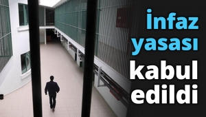 İnfaz yasası; 279 kabul 50 red oyla kabul edilmiştir..