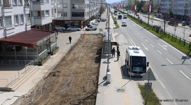 ORDU RUS PAZARI KAVŞAĞI’NDA ÇALIŞMALAR BAŞLADI