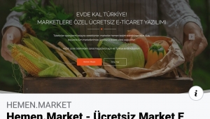 T'soft yazılımdan marketlere ücretsiz web sitesi desteği