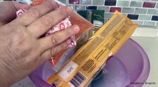 Uzmanın tavsiyesi: Marketten aldığınız ürünlerin paketlerini çamaşır suyu ile yıkayın
