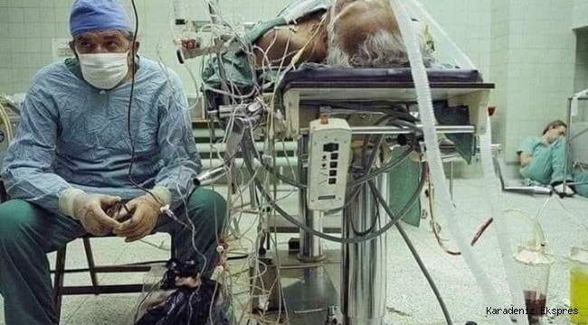 1987 tarihli resim. Tıp tarihinin en çarpıcı fotolarının belki de birincisi....