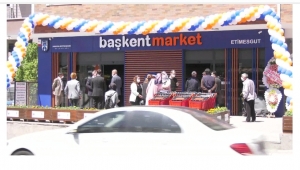 MANSUR YAVAŞ, BİR PROJESİNİ DAHA HAYATA GEÇİRDİ; BAŞKENT MARKET AÇILDI