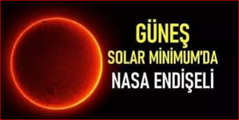 NASA uyardı.''Güneş uyudu, Mini Buzul Çağı başlıyor!''