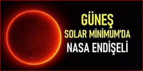 NASA uyardı.''Güneş uyudu, Mini Buzul Çağı başlıyor!'' 