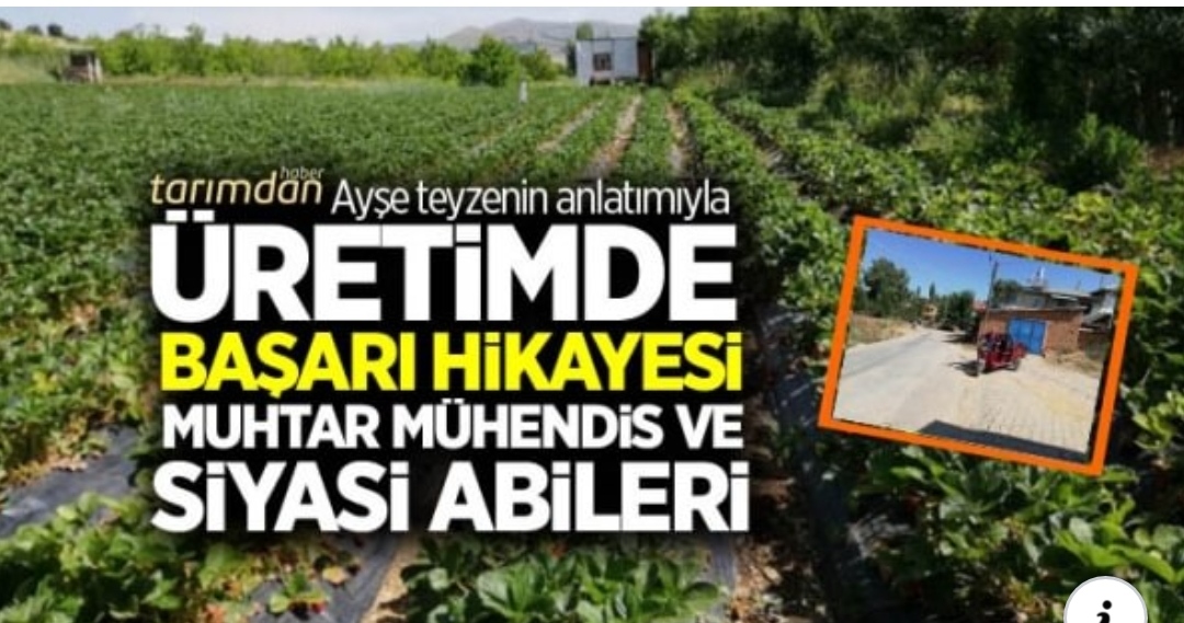 Üretimde başarı hikayesi: Muhtar, mühendis ve siyasi abileri