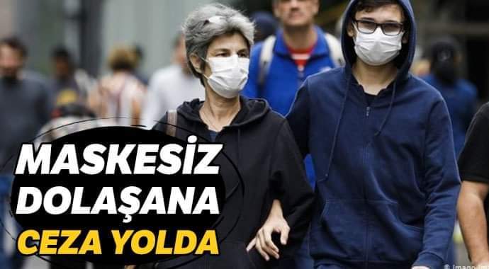 Maske takmayana para cezası yolda 