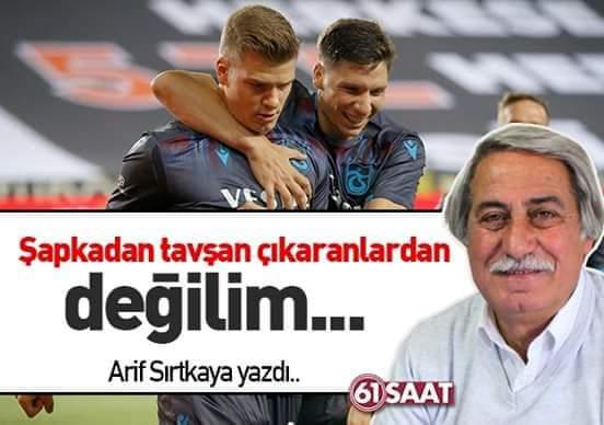 ŞAPKADAN TAVŞAN ÇIKARANLARDAN DEĞİLİM...