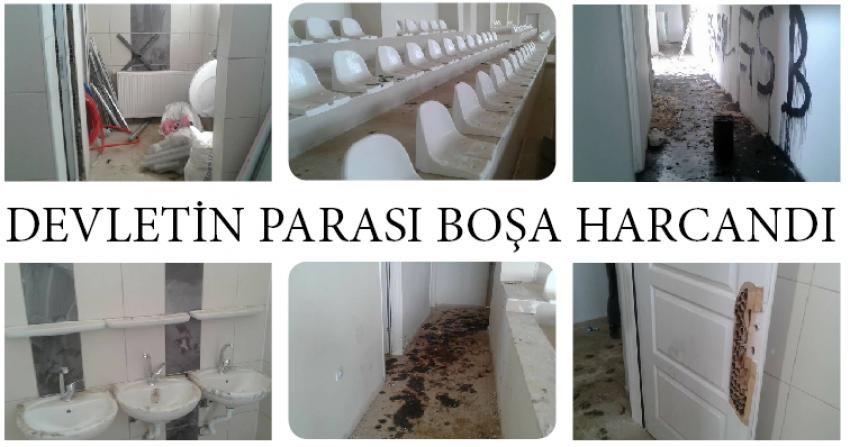 DEVLETİN PARASI BOŞA HARCANDI 