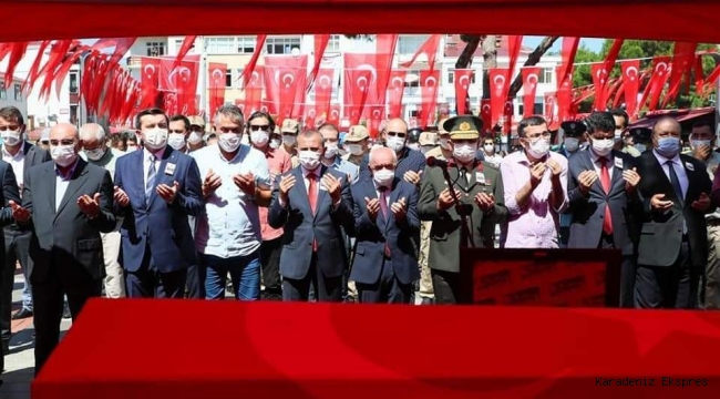 AĞRI ŞEHİDİMİZE KARŞI SON GÖREV YERİNE GETİRİLDİ