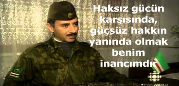 EFSANE ÇEÇEN KOMUTAN CEVHER DUDAYEV