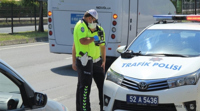 Ordu'da kuralsız araç kullananlara af yok, müsamaha yok