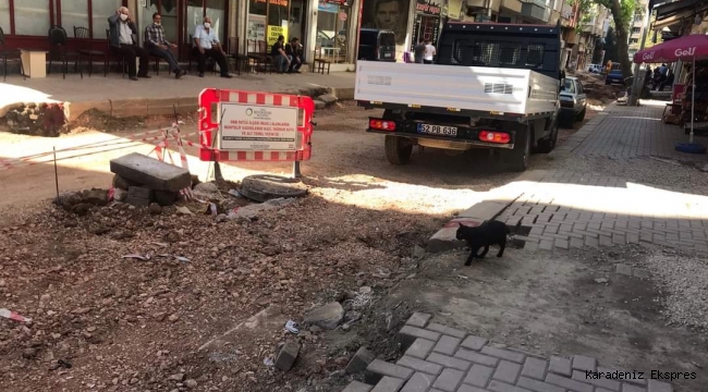 Fatsa da cadde esnafı bunalmış durumda