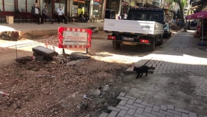 Fatsa da cadde esnafı bunalmış durumda