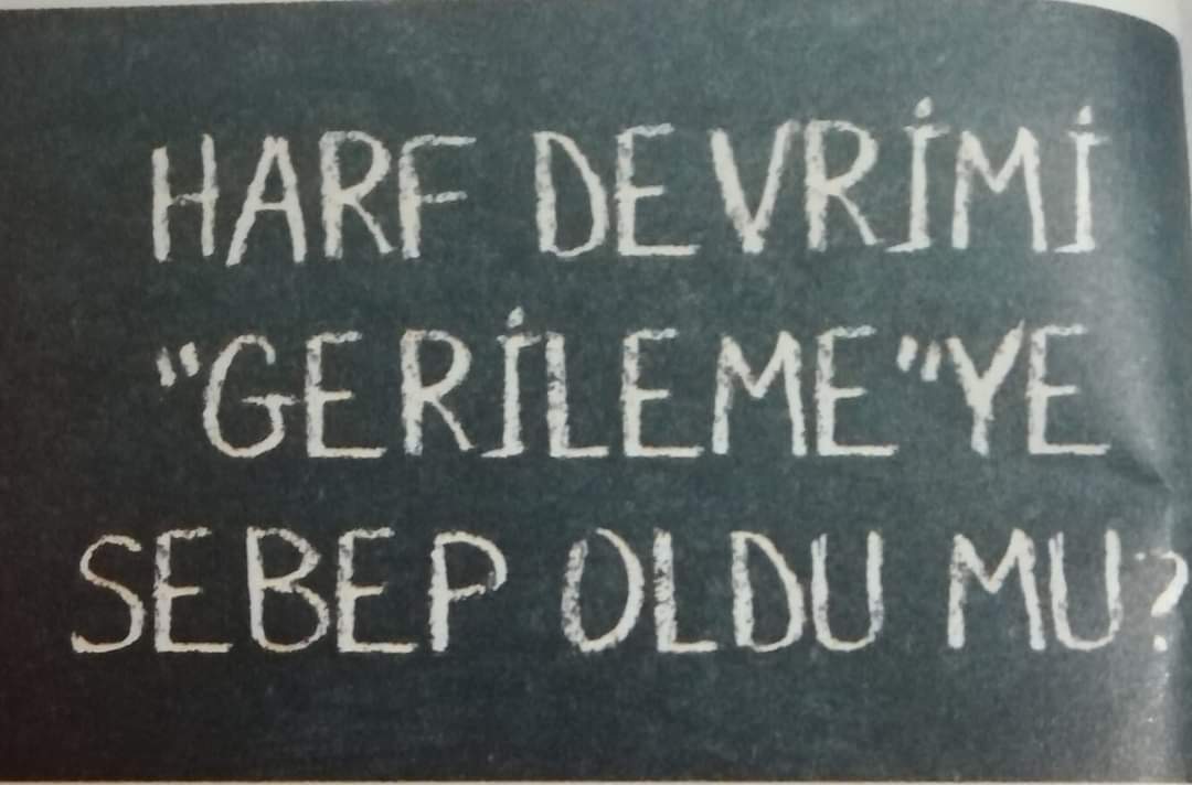 HARF DEVRİMİ 