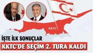 KKTC'de Cumhurbaşkanlığı seçimi ikinci tura kaldı 