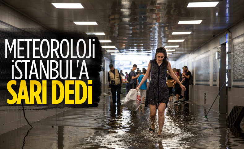 Meteoroloji’den sarı kodlu uyarı: İstanbul’da sel ve doluya dikkat