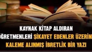 Okullar açıldı kaynak kitap meselesi de açıldı...