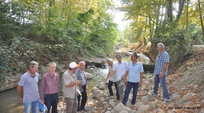 Ordu'da kaynak suları boşa akmayacak