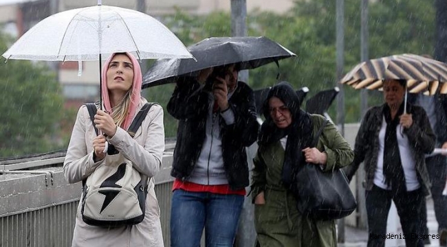 Doğu Karadeniz'de görülecek yağışların akşam saatlerinden sonra etkisini artırarak...
