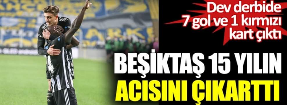 Siyah beyazlılar böylece Kadıköy'de 15 yıl aradan sonra galip geldi