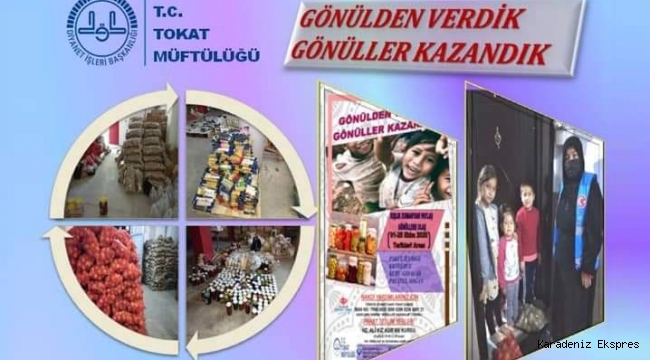 Tokat'ta ‘‘Gönülden Verelim, Gönüller Kazanalım’’ projesi hayata geçti