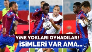 İsimleri var kendileri yok! #Trabzonspor'da Fousseni Diabate, Lewis Baker ve Stiven Plaza yine sınıfta kaldı