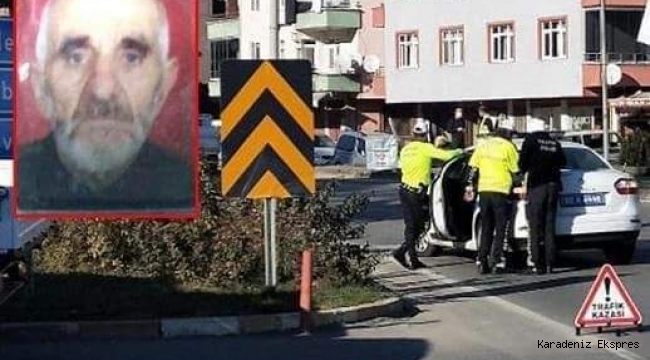 Karşıya geçmeye çalışan 84 yaşındaki kişi, öldü