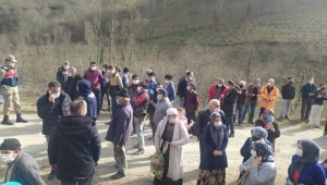  Korgan Çamlı'da halk HES projesine karşı çıktı