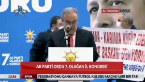 AKP Ordu 7. Olağan Kongresi'nde ilginç bir olay yaşandı