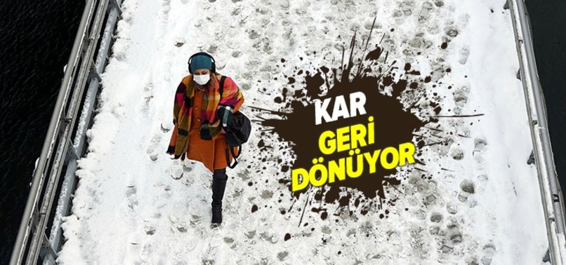 Kar yağışı geri dönüyor! İstanbul'a kar yağacak mı? Meteoroloji kar yağacak 3 ili açıkladı. 