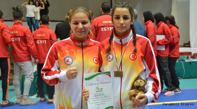 Milli atlet babanın milli dövüşçü kızları