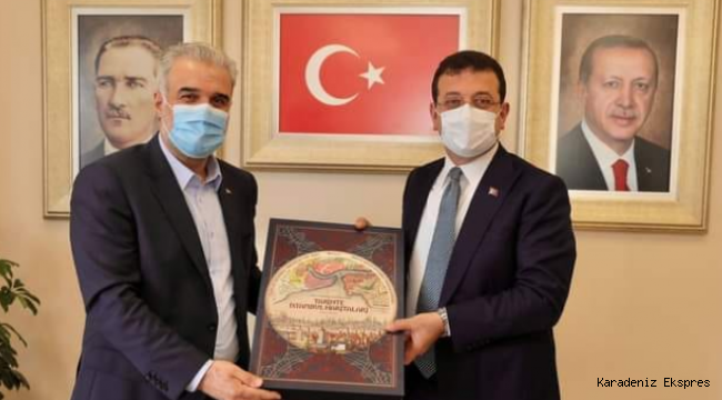 Ekrem İmamoğlu'ndan Osman Nuri Kabaktepe'ye sürpriz ziyaret