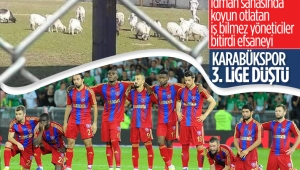 Kardemir Karabükspor 3. lige düştü