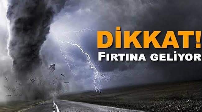 Şiddetli Lodos Fırtınası Geliyor