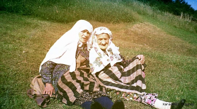 Ünlü Alman Yazar'ın Trabzon’da Sumela Manastırına yaya olarak giderken yolda karşılaştığı köylü kadınlar