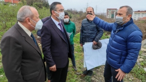 Vali Sonel, Ordu Şehir Hastanesi İnşaat Alanında İncelemelerde Bulundu
