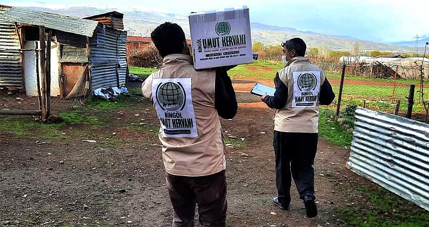 BİNGÖL UMUT KERVANI, RAMAZAN YARDIMLARINA BAŞLADI