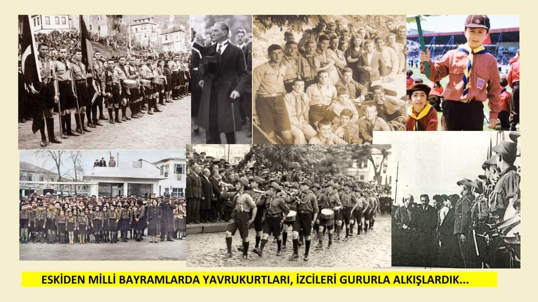 ESKİDEN BAYRAMLARDA YAVRUKURTLARI, İZCİLERİ GURURLA ALKIŞLARDIK…