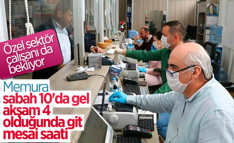 Kamuda günlük çalışma başlama ve bitme saatleri: 10.00-16.00