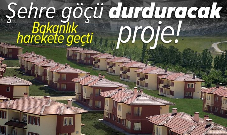 Çevre ve Şehircilik Bakanlığı düğmeye bastı! Şehre göçü durduracak proje: Tarımköy
