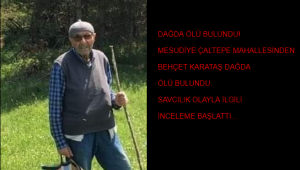 DAĞDA ÖLÜ BULUNDU !...