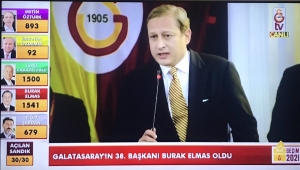 Galatasaray'da yeni başkan Burak Elmas oldu