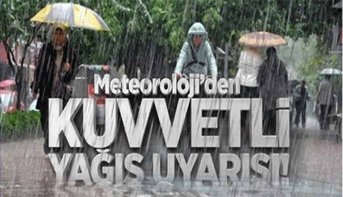 Meteorolojik Uyarı! Ordu ve Giresun Çevrelerindeki Kuvvetli Sağanak Yağışlara Dikkat!