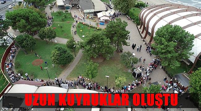 Ordu'da Boztepe doldu taştı 