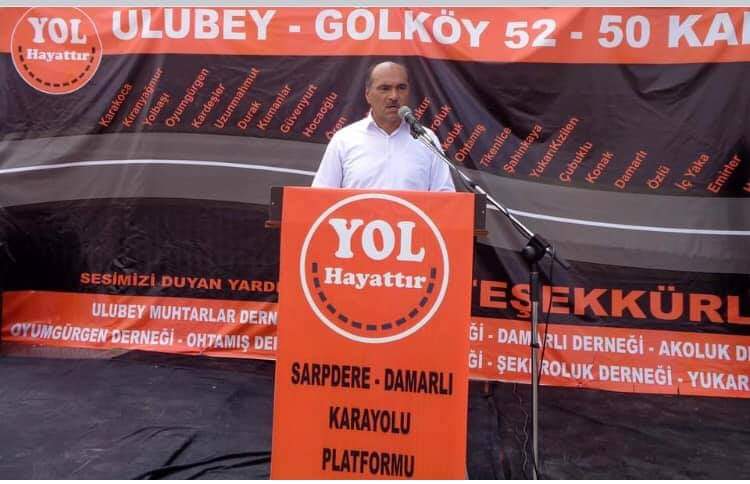 SARPDERE DAMARLI ÇATALARMUT KARAYOLU PLATFORM UNUN DÜZENLEDİĞİ PROGRAMA ÇOK SAYIDA MİSAFİR KATILDI