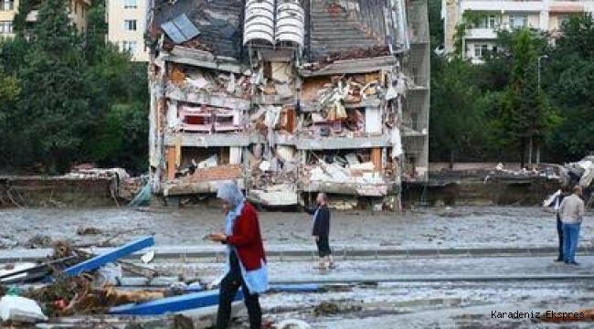 KARADENİZ BÖLGESİNDEKİ SEL FELAKETLERRİNDEN SONRA...