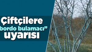 ÇİFTÇİLERE BORDO BULAMACI ÖNERİSİ