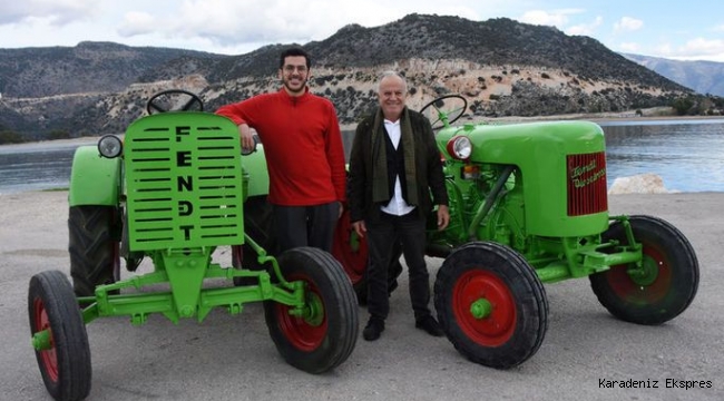 70 yıllık traktörlerle nostaljik tur